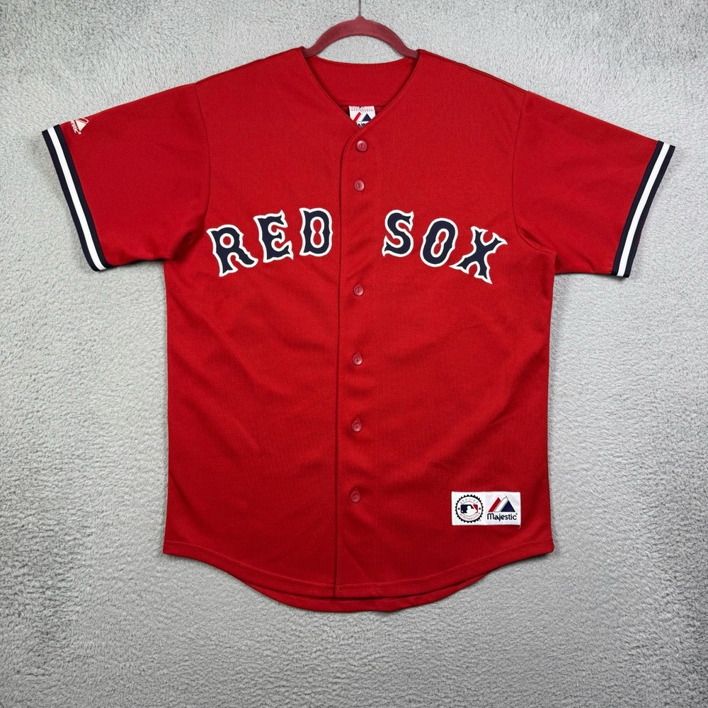 Vintage y2k Boston Red Sox Curt Schillin signed baseball Jersey - Picture 2 of 5